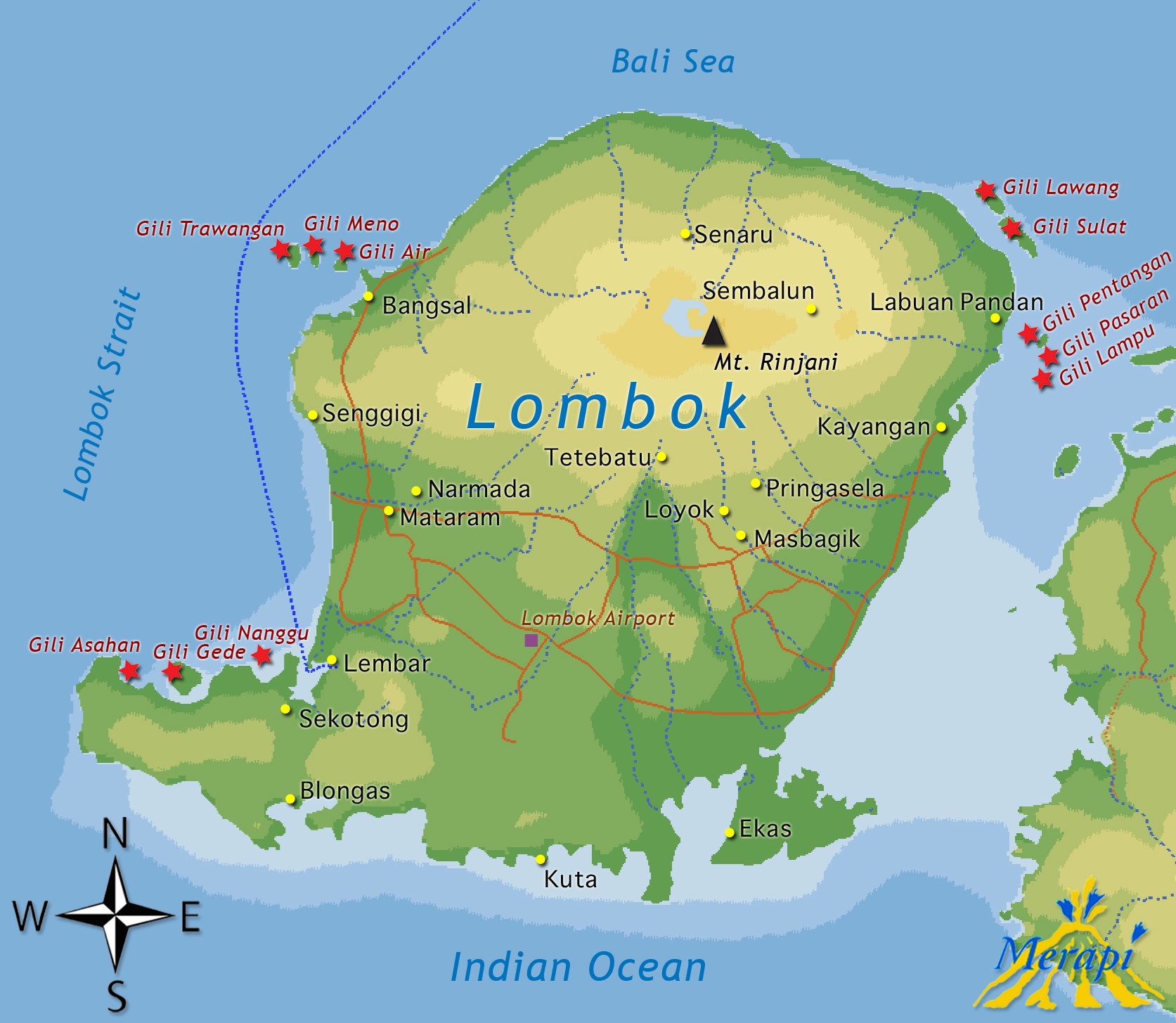 Roundtrip Lombok - Private Indonesia roundtrips Merapi Tour & Travel